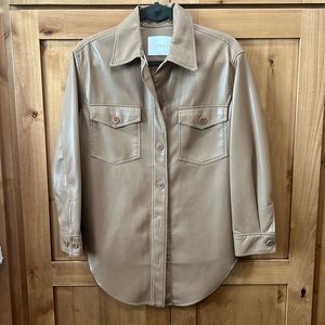 Beautiful super soft jacket with pockets from Aritzia. Feels just like leather.